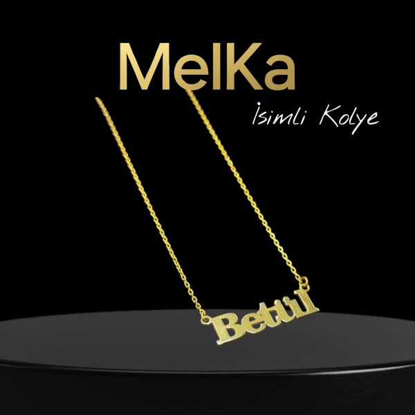 İsimli Gold Gümüş Kolye